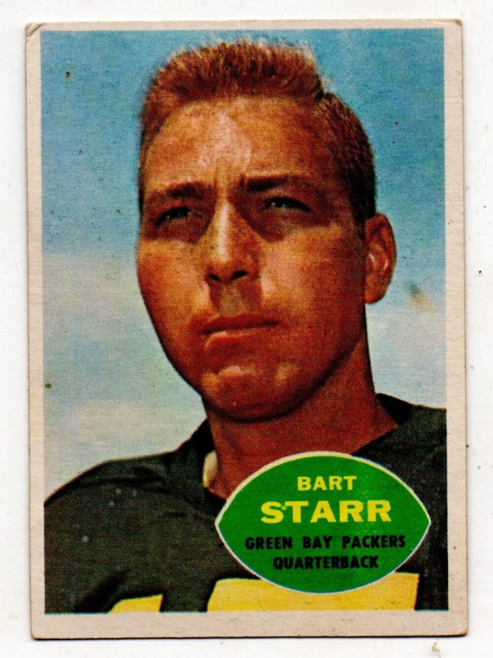 Vintage Sports Card - 1960 Bart Starr Green Bay Packers